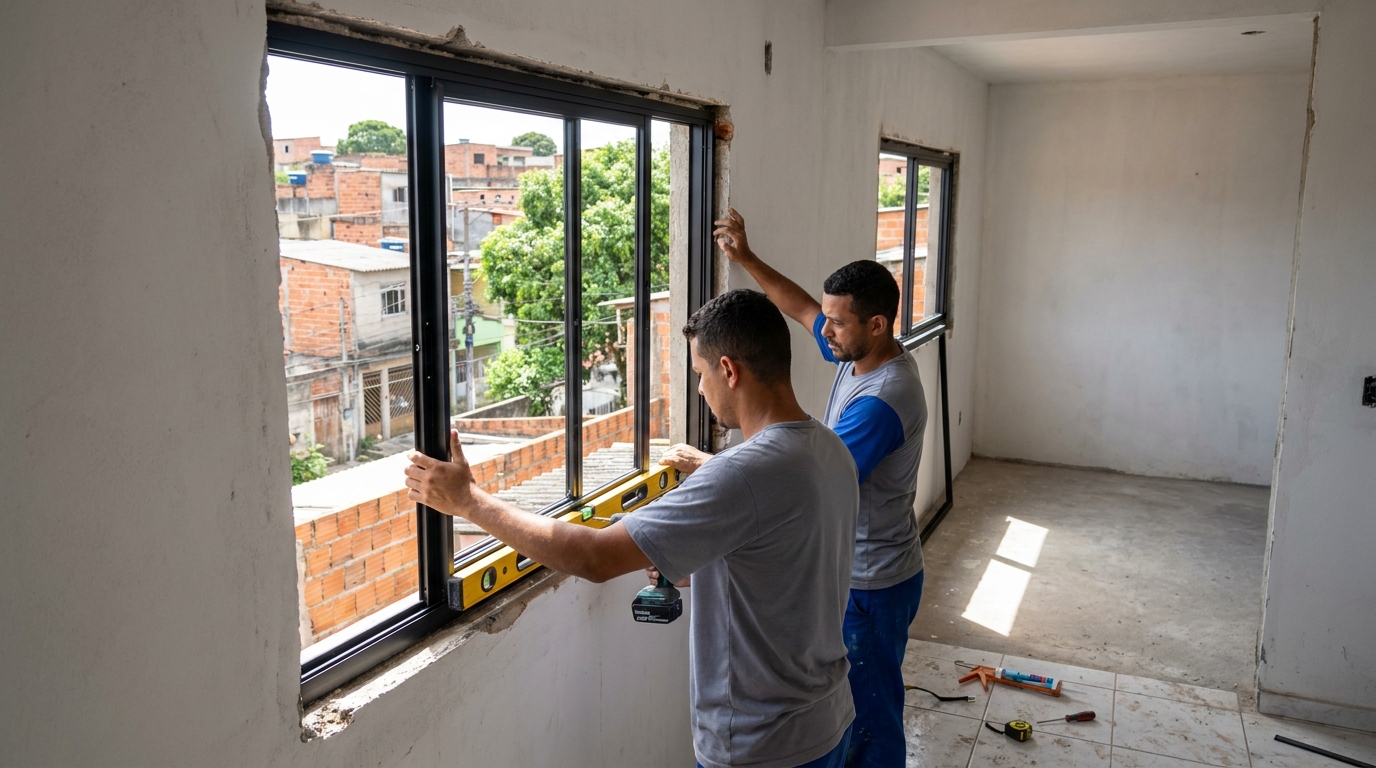 Produção de Portas e Janelas em Betim‑MG