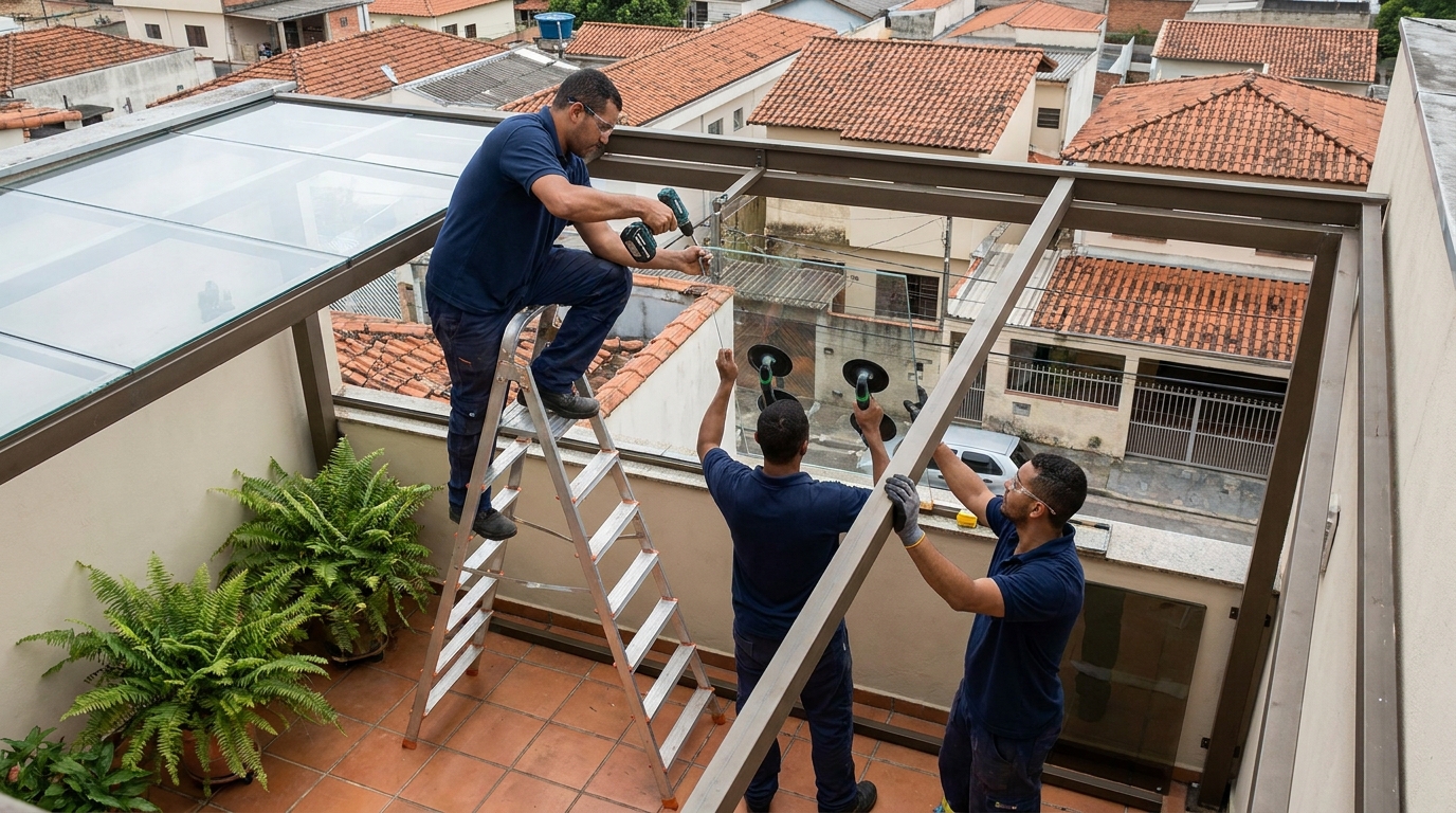 Cobertura de Vidro no Amazonas, Betim‑MG